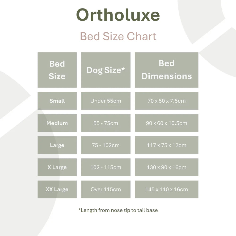 OrthoLuxe Bed for Dogs I Closer Pets
