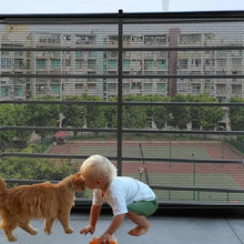 Folding Mesh Safety Gate – Portable Pet Barrier & Playpen Panel