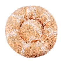 Round Plush Dog Bed – Deep Cushioned Nest for Medium & Large Dogs