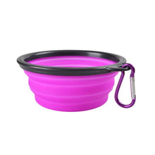 Collapsible Silicone Travel Bowl — Portable Pet Food & Water Bowl