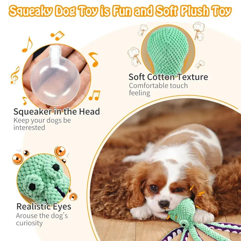 Voice Octopus Shell Puzzle Toy — Interactive Chew Toy for Dogs & Cats