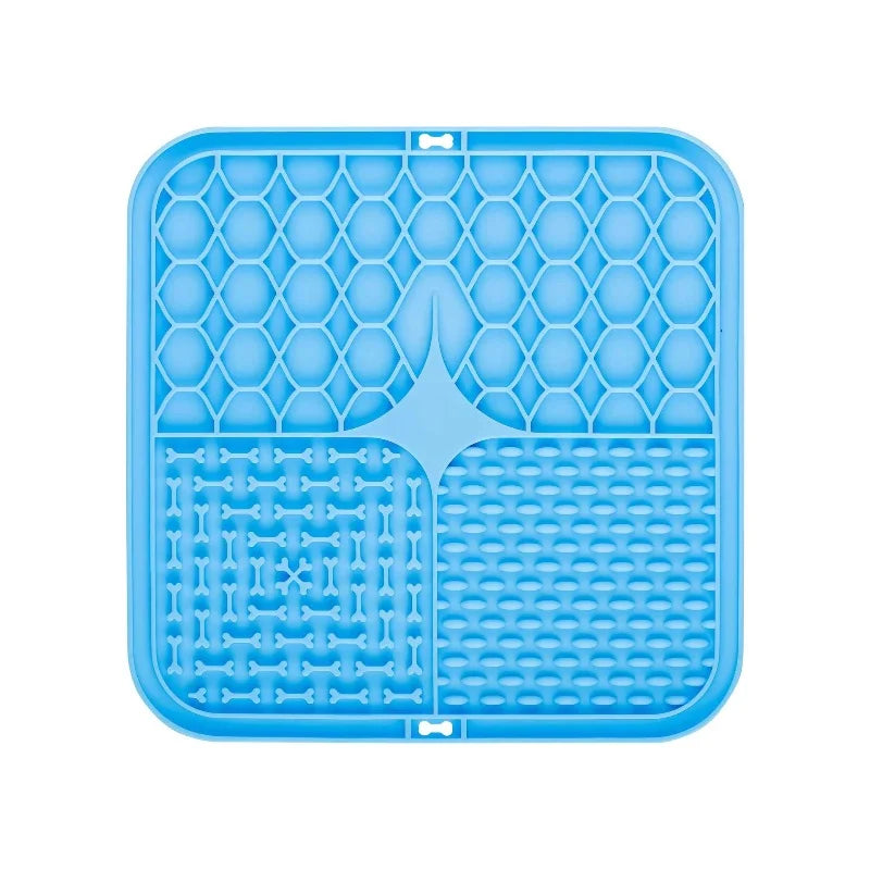Silicone Lick Mat — Slow Feeder Enrichment Mat for Dogs & Cats