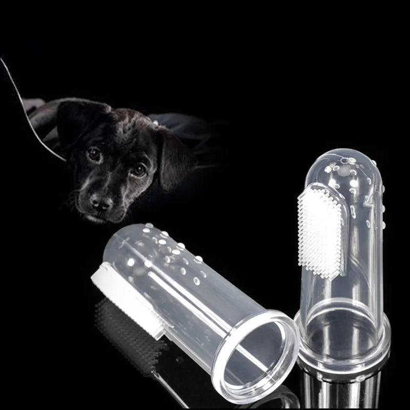 5-Pack Soft Finger Toothbrushes — Dog & Cat Dental Care Set