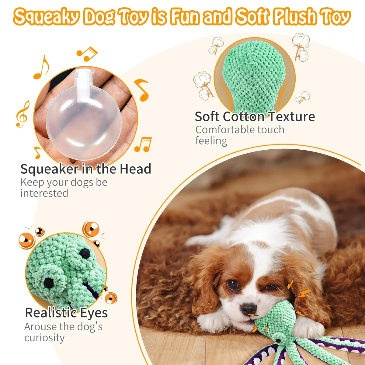 Voice Octopus Shell Puzzle Toy — Interactive Chew Toy for Dogs & Cats