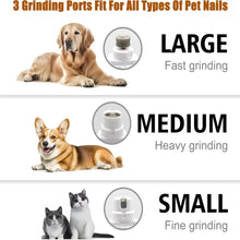 Quiet Pet Nail Grinder — LED Light Nail Care Tool for Dogs & Cats