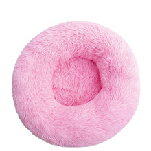 Round Plush Pet Bed — Cat & Dog Cave Bed, Ultra-Soft Winter Warm