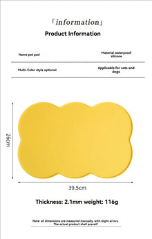 Silicone Pet Feeding Mat — Waterproof Non-Slip Bowl Mat