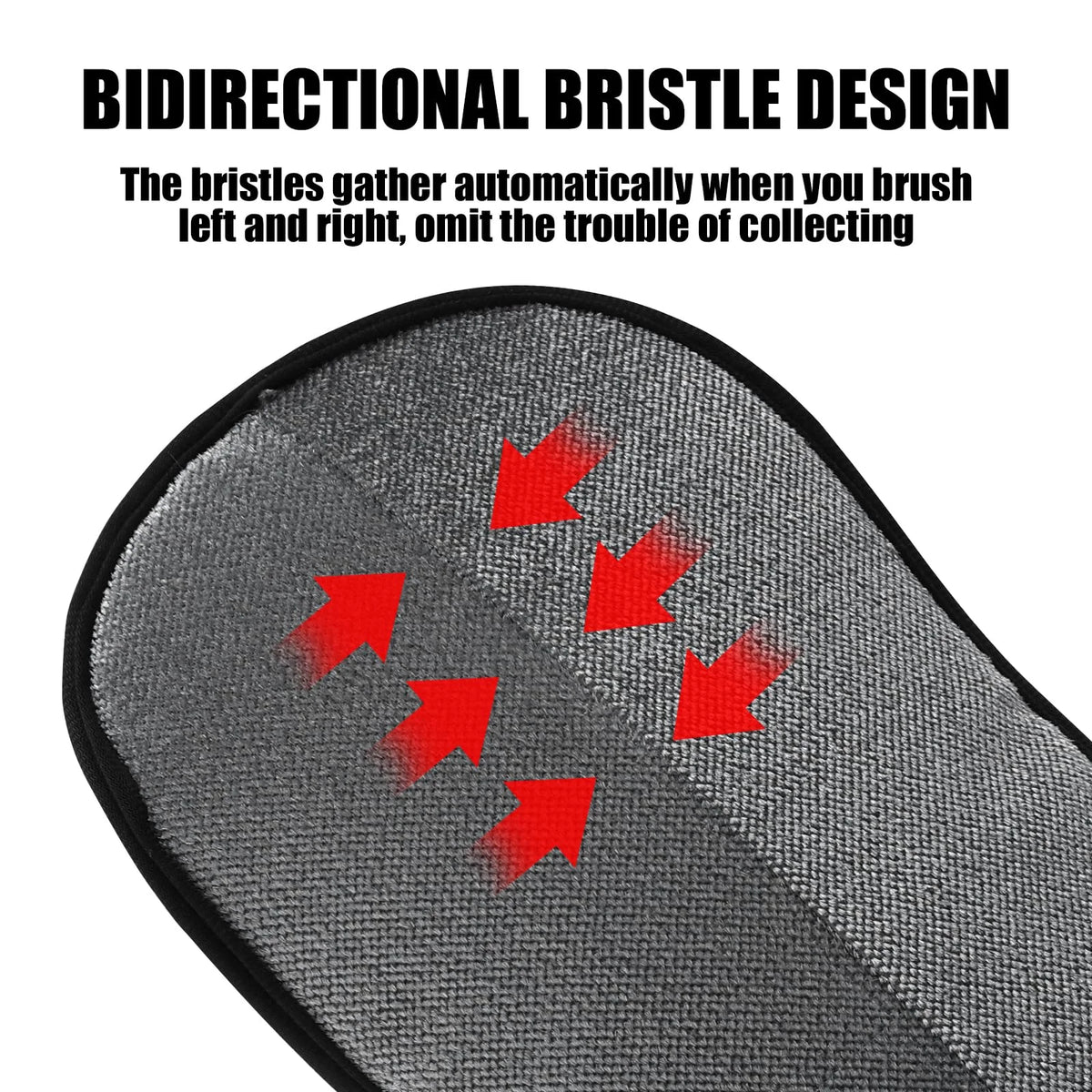 Static Grooming Gloves — Double-Sided Pet Hair Removal Gloves