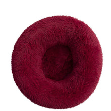 Round Plush Pet Bed — Cat & Dog Cave Bed, Ultra-Soft Winter Warm