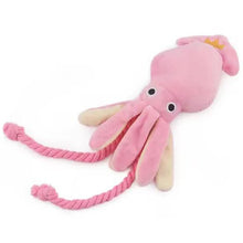 Cotton Rope Octopus Chew Toy — Sound-Emitting Dog & Cat Toy