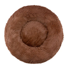 Round Plush Dog Bed – Deep Cushioned Nest for Medium & Large Dogs
