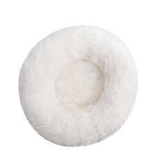 Round Plush Pet Bed — Cat & Dog Cave Bed, Ultra-Soft Winter Warm