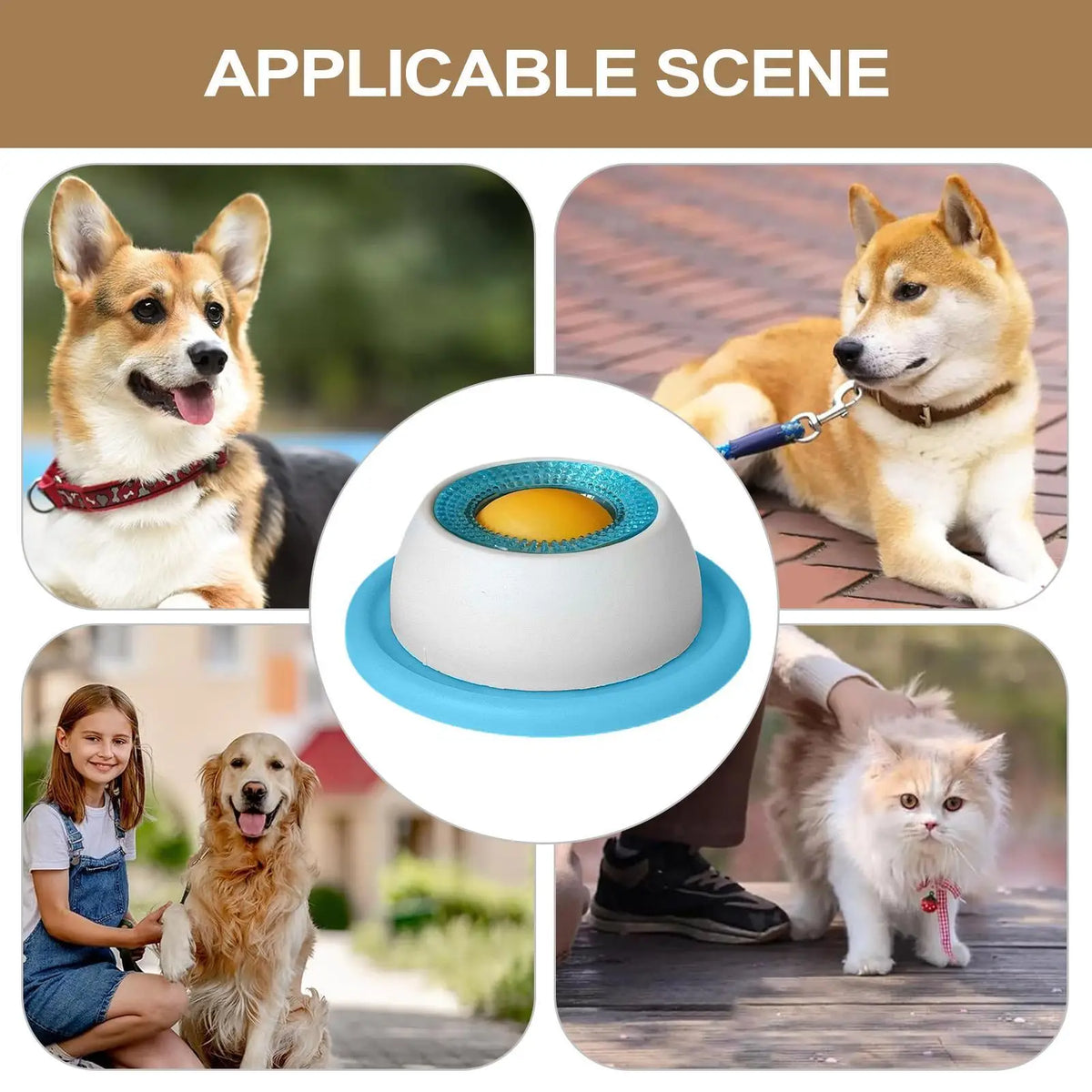 Slow Feeder Puzzle Toy — Interactive Treat Dispenser for Dogs