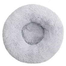 Round Plush Dog Bed – Deep Cushioned Nest for Medium & Large Dogs