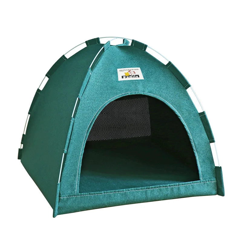 Four Seasons Pet Tent – Foldable Breathable House for Cats & Dogs