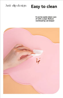 Silicone Pet Feeding Mat — Waterproof Non-Slip Bowl Mat