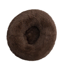 Round Plush Pet Bed — Cat & Dog Cave Bed, Ultra-Soft Winter Warm