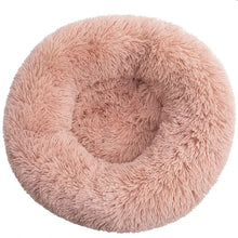 Round Plush Dog Bed – Deep Cushioned Nest for Medium & Large Dogs