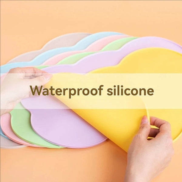 Silicone Pet Feeding Mat — Waterproof Non-Slip Bowl Mat