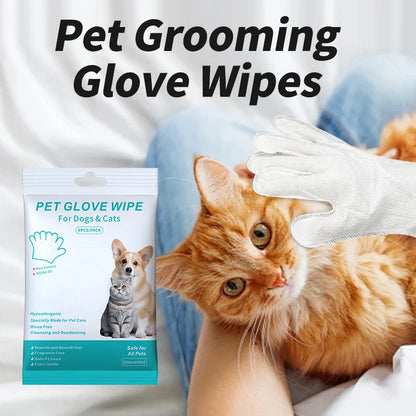 Pet Fresh Wipes & Gloves System