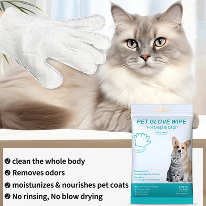 Pet Fresh Wipes & Gloves System