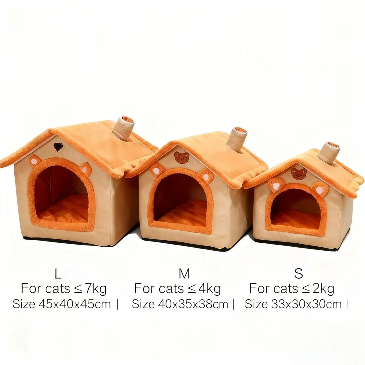 All-Season Dog House Bed – Removable, Washable Enclosed Bed