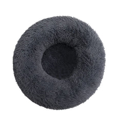 Round Plush Pet Bed — Cat & Dog Cave Bed, Ultra-Soft Winter Warm
