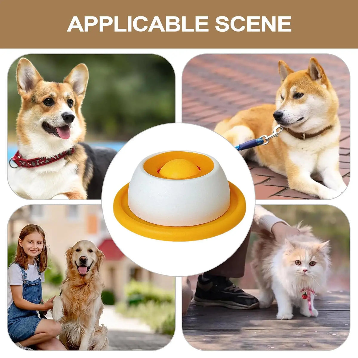 Slow Feeder Puzzle Toy — Interactive Treat Dispenser for Dogs