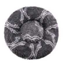 Round Plush Dog Bed – Deep Cushioned Nest for Medium & Large Dogs