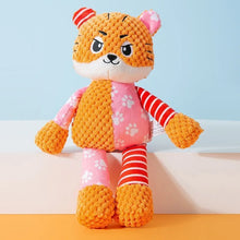Squeaky Plush Puzzle Toy — Bite-Resistant Chew Toy for Dogs & Cats
