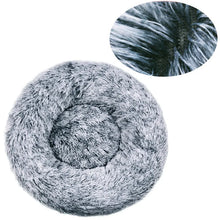 Round Plush Dog Bed – Deep Cushioned Nest for Medium & Large Dogs