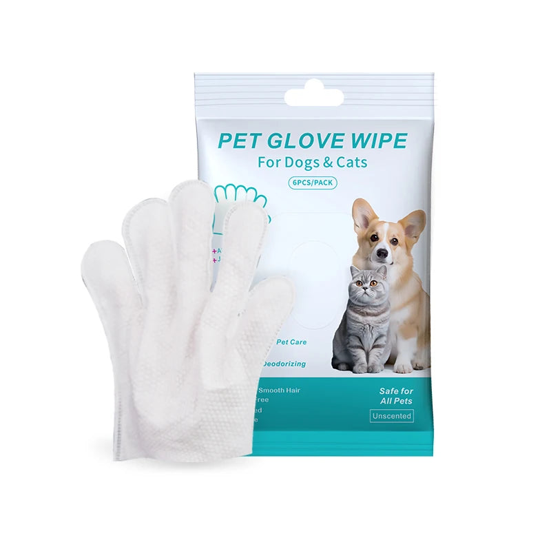 Pet Fresh Wipes & Gloves System