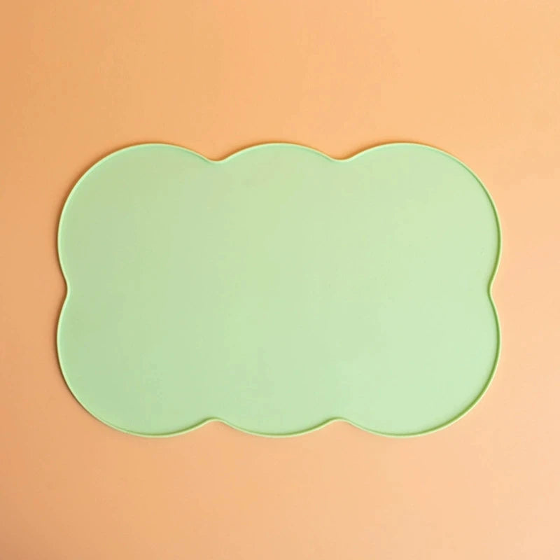 Silicone Pet Feeding Mat — Waterproof Non-Slip Bowl Mat