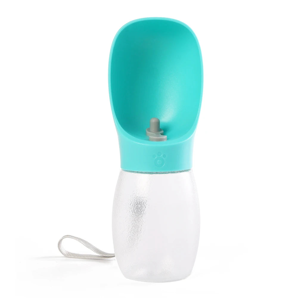 Portable Pet Water Bottle — 300ml Leak-Proof Drinking Bowl for Walks