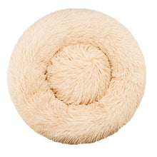 Round Plush Dog Bed – Deep Cushioned Nest for Medium & Large Dogs