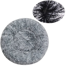 Round Plush Dog Bed – Deep Cushioned Nest for Medium & Large Dogs