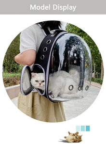 Bubble Backpack Pet Carrier – See-Through Travel Bag for Cats & Small Dogs