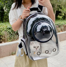 Bubble Backpack Pet Carrier – See-Through Travel Bag for Cats & Small Dogs