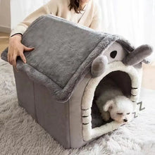 All-Season Dog House Bed – Removable, Washable Enclosed Bed