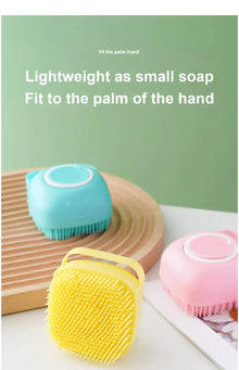 Silicone Bath Brush — Foaming Massage Brush for Dogs & Cats