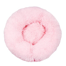 Round Plush Pet Bed — Cat & Dog Cave Bed, Ultra-Soft Winter Warm