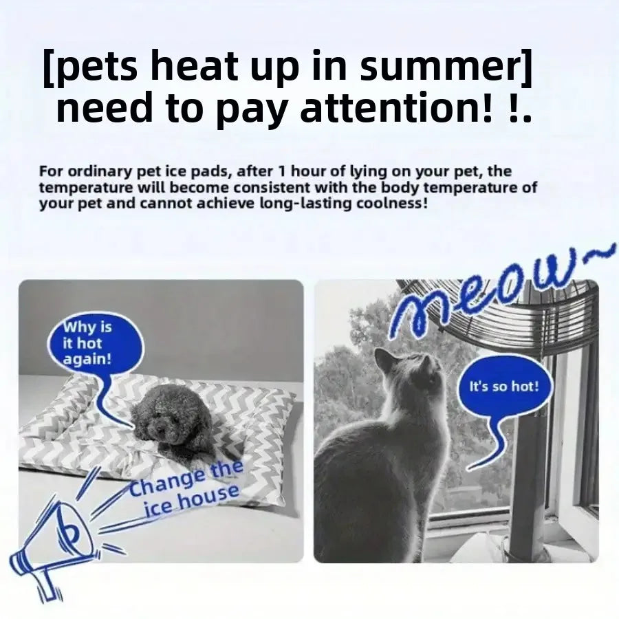 Cooling Ice Bed – Self-Cooling Summer Mat for Dogs & Cats