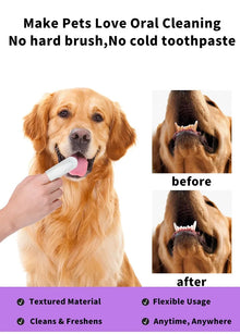 Disposable Finger Toothbrush Wipes — Dog & Cat Dental Care