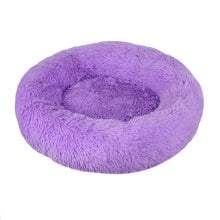 Round Plush Pet Bed — Cat & Dog Cave Bed, Ultra-Soft Winter Warm