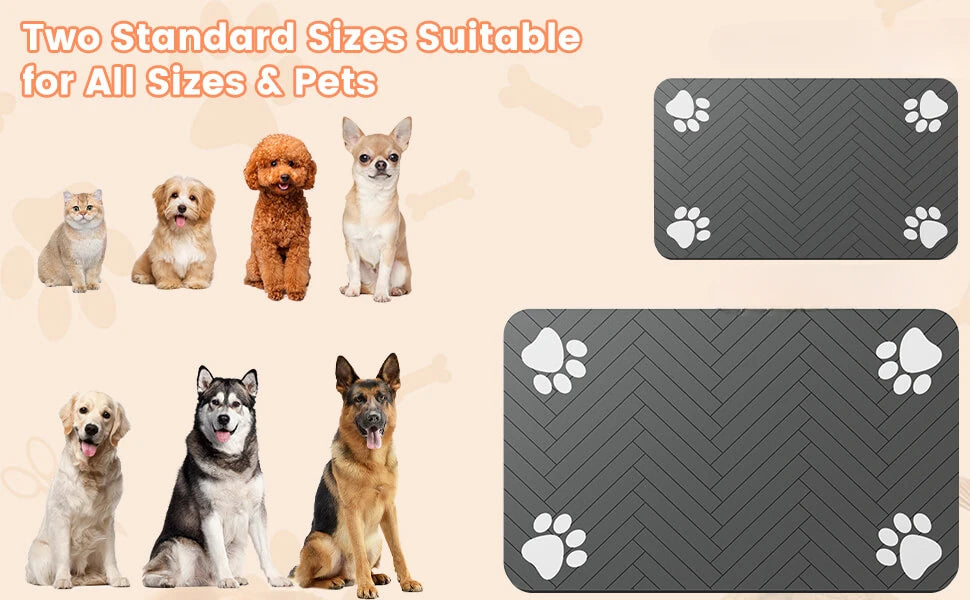 Waterproof Feeding Mat – Spill-Proof Placemat for Food & Water Bowls