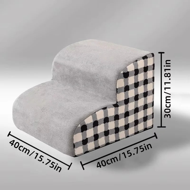 Foam Pet Stairs – Non-Slip Steps for Senior Dogs & Sofa Access