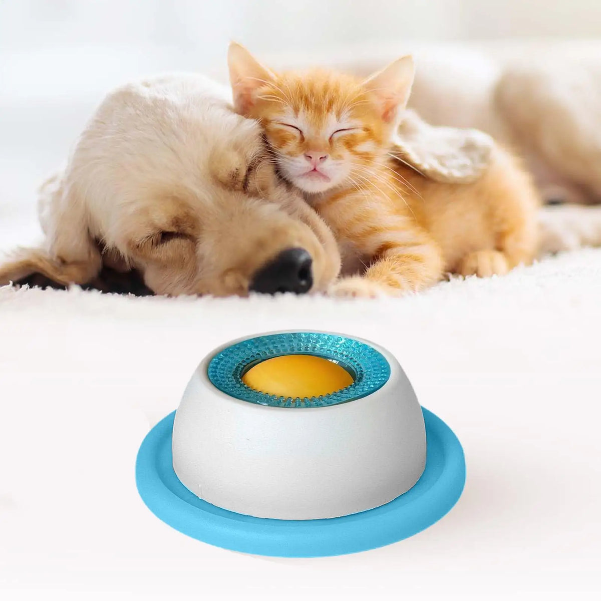 Slow Feeder Puzzle Toy — Interactive Treat Dispenser for Dogs