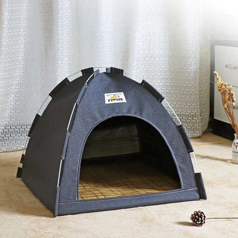 Four Seasons Pet Tent – Foldable Breathable House for Cats & Dogs
