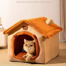 All-Season Dog House Bed – Removable, Washable Enclosed Bed